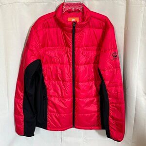 Merrell Quentin Jacket Size XXL Red Full Zip Puffer Athleisure Gorpcore 18589